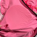 Betsey Johnson Womens One Piece Swimsuit Scuba Knit Half Zip Long Sleeve Pink M Photo 12