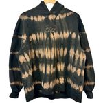 I am gia I.AM.GIA Brown Tie-Dye Tatiana Oversized Hoodie Streetwear Edgy Cozycore Size XS Photo 0
