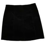 Mi Ami Francesca's Black Corduroy Mini Skirt Womens Size Small Photo 0