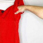 Majorelle  Bridget Mini Dress Size Large Ruby Red Strapless Off the Shoulder Photo 2