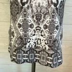 Apt. 9  black & white abstract print embellished short sleeve top Size Small Photo 2