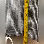 Lane Bryant  Women Linen blend Striped Drawstring Hem Shirt Jacket snap button 22 Photo 3
