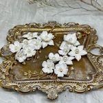 Bridal Earrings White Photo 2