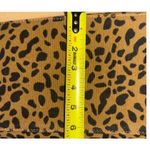 Anthropologie  Leopard Print Tote Bag‎ Large Shopper Travel Work Brown Black Photo 5