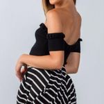 Boutique Mini, Black & White, Stripe Skirt Photo 2