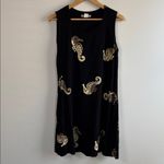 Peppermint  size large Black and Gold Seahorse dress Photo 1