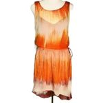 Haute Hippie NWT Ombre' Silk High- Low Dress $535 Size Medium Photo 6