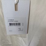 Anthropologie ivory long sleeves satin party dress size 8 bridal bachelorette Photo 3