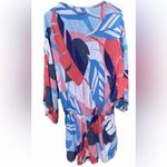 Vince Camuto  Swim Romper Coverup Long Sleeve Open Front Beach Cover Oversize XS Photo 1