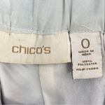 Chico's ‎ Watercolor Print Pull On A Line Skirt Blue Small Photo 8