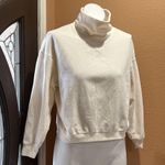 Madewell  beige turtleneck ribbed sweatshirt Photo 1