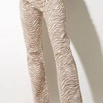 Motel Rocks Zoven Tonal Zebra Flare Trousers Photo 0