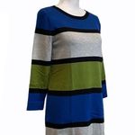 Joseph  A Stripe Multicolor Small Top Blouse Photo 1