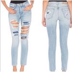 GRLFRND NWT x Revolve Karolina High-Rise E Street Distressed Skinny Jeans 29 Photo 1