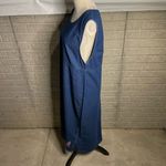 Time Out Womens Dark Blue‎ Sleeveless Maxi Vintage 90s Denim Dress Size Large Blue Photo 2