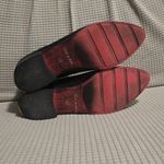 Red and Black Leather Boots with Elastic giordana f Size 9 Photo 3