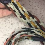 Capezio 2/$30 Vintage Colorful woven leather belt by Capzelo M/L Photo 5