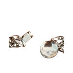 Vintage Silver Tone Multi Chain Locket Necklace Antique Portraits Layered Estate Photo 5