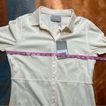 Everlane NWT  Luxe Cotton Long Sleeve Button Front Dress Medium Cream colored Photo 6