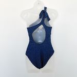 Trina Turk NWT  Adeline Maillot One Shoulder Cutout Swimsuit Navy‎ Size 10 Resort Photo 5