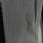 J Jill Women's Black & White Geometric Print Straight Leg Dress Pants Photo 2