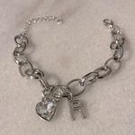 Paparazzi Link charm bracelet guess now it’s initial R silver jewelry New Photo 0