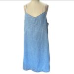Calvin Klein Jeans denim Strappy mini Dress NEW Size Large NWOT Photo 13