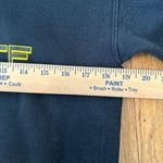 Black Gildan App State Sweatshirt‎ cutoff hem Yellow Photo 6