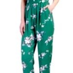 Jaase  Green Floral Pant Jumpsuit small Photo 0