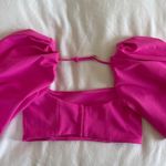 ZARA Hot Pink Crop Top Photo 1