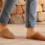 Nisolo Brandy Woven Leather Mules Minimalist Slide Tan Sz 11 Quiet Luxury Flats Photo 0