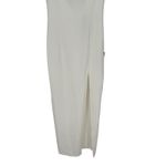 Lulus Magnificent Impression White Square Neck Short Sleeve Maxi Dress Size M Size M Photo 6