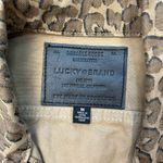 Lucky Brand  | Leopard Tomboy Trucker Denim Jacket Size Medium Photo 8