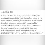 Nation Ltd Anthropologie  Black Blair Ultra Deep V-neck T-shirt Top Sz Med Photo 5