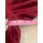 Chico's  Red Velvet Burnout‎ Dressy Blazer Open Front Size Large Valentines Photo 8