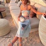 ZARA NWT STRAPLESS PRINTED TULLE BODYSUIT Photo 9