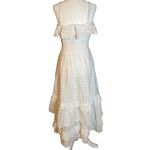 Slate + Willow  Eyelet White Midi Dress Photo 6