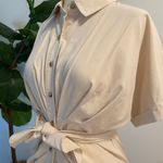 Boutique | Button Down Shirt Midi Dress Photo 3