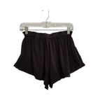 The Great Black Ruffle Lace Trim Elastic Waist Cotton Sleepwear Tap Shorts Sze 0 Photo 3