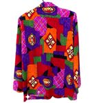 Art to wear Richard Kristal oversized size Med jacket. Orange Photo 1