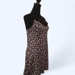 Pink and black floral mini babydoll dress Size Small Photo 2