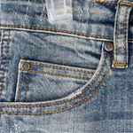 Evidnt Los Angeles Size 26 Tate Skinny Distressed Blue Jeans 3” Slit Pan… Photo 5