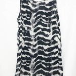 Guess Hi-Lo Boyfriend Tank Top Black White XS Photo 5