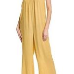 We Wore What Women's Yellow Sleeveless Cami Camisole Wide Leg Romper Jumpsuit L Photo 1