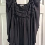 Abercrombie & Fitch Black Puff Sleeve Dress Photo 0