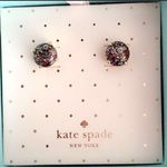 Kate Spade BRAND NEW  12K ROUND GLITTER STUD EARRINGS  Photo 0