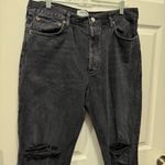 AGOLDE 90'S PINCH WAIST HIGH RISE STRAIGHT Distressed Knees in Hitch Size 32 Photo 4