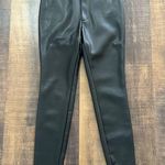 House Of CB  Cora Black Matte Vegan Leather Stretch Pants Size Medium Photo 0