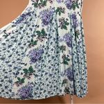Blair  Size Small Floral Cottagecore Pleat Ruffle Multi Print Summer Dress Modest Photo 3