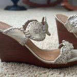 Jack Rogers Platinum Wedge Sandals Photo 2